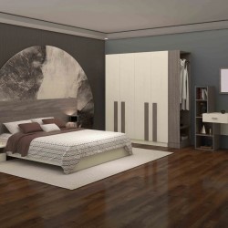 Master bedroom. Plywood with lament veneer