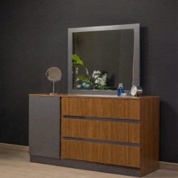 Master bedroom. Plywood with lament veneer