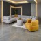 Corner sofa with 1 Chair, Table Beech wood