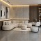 Corner sofa with 1 Chair, Table Beech wood